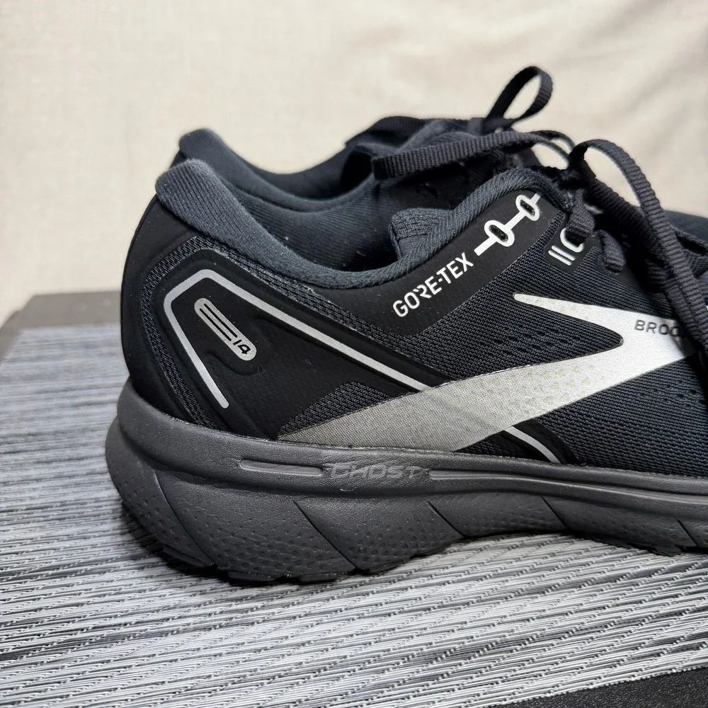 Brooks Ghost 14 GTX Shoes - Women's 10 - Black Running 1203551B066 Waterproof